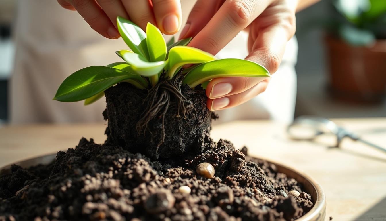 Jak przesadzić zamiokulkasa bez stresu dla rośliny